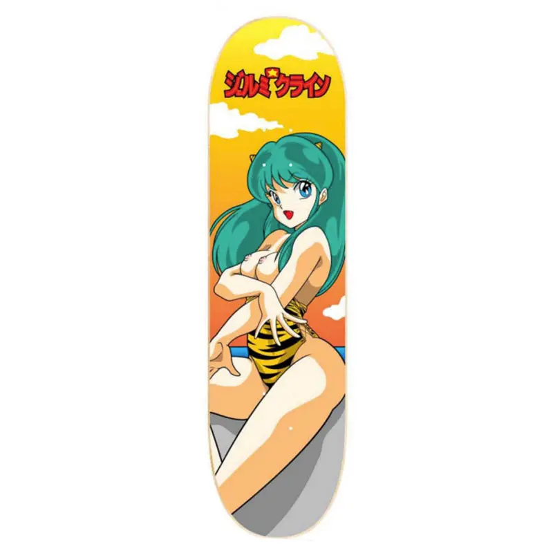 Hook-Ups 8.25" X 32.25" Ium Chan At The Beach Skateboard Deck 1