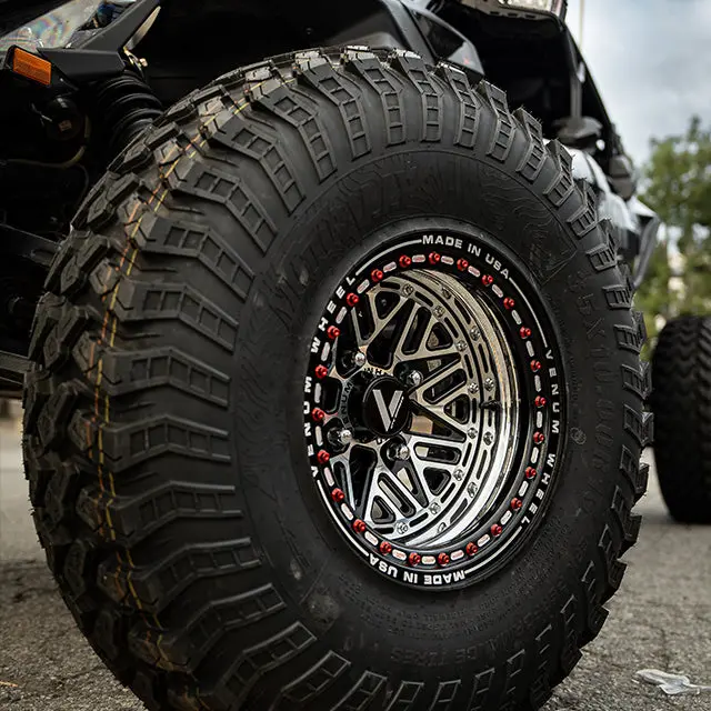 V-13 Beadlock Utv Wheels Lightweight Billet Aluminum For Can Am Rzr Yxz 1