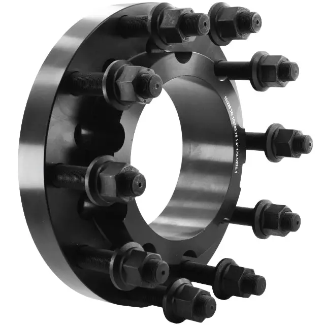 10X7.25 To 10X285.75 10 Lug Wheel Adapters Billet Aluminum For Ford & Gm Trucks 1