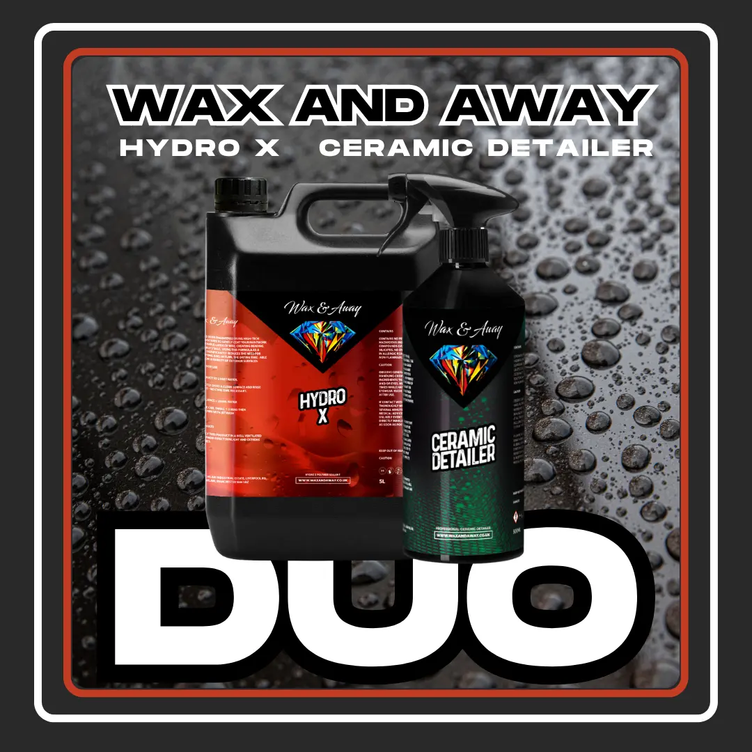 Wax And Away Bestseller Duo - Hydro X And Ceramic Detailer For Ultimate Protection 1
