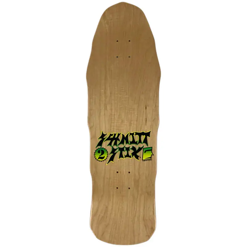 Schmitt Stix 10" X 31.75" Ripsaw 2 White Dip Skateboard Deck 2
