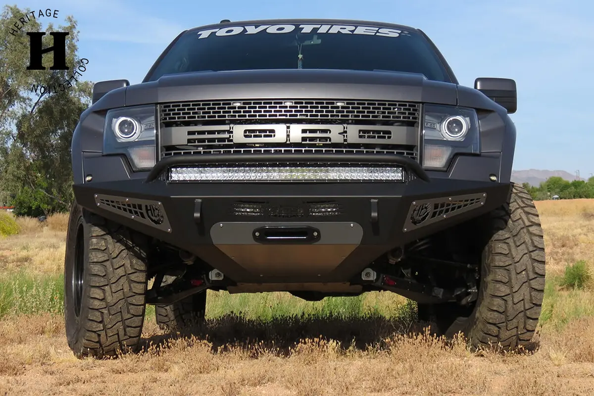2010-2014 Ford Raptor Honeybadger Winch Front Bumper | Heritage 1