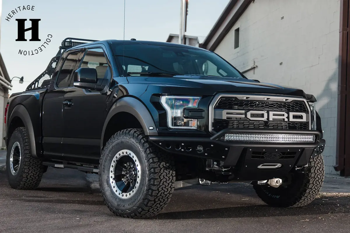 2017-2020 Ford Raptor Stealth R Front Bumper With Winch Mount | Heritage 1