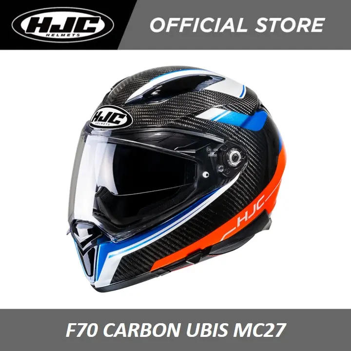 Hjc Helmets F70 Carbon Ubis Mc27 1