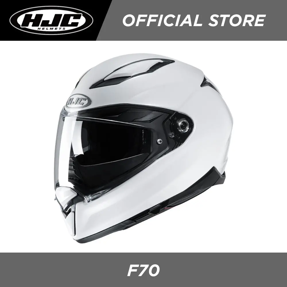 Hjc Helmets F70 Pearl White 1