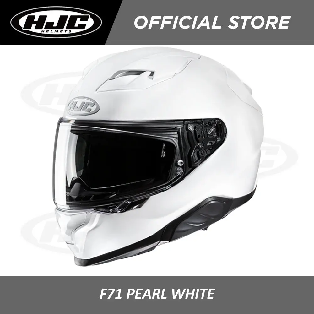 Hjc Helmets F71 Pearl White 1