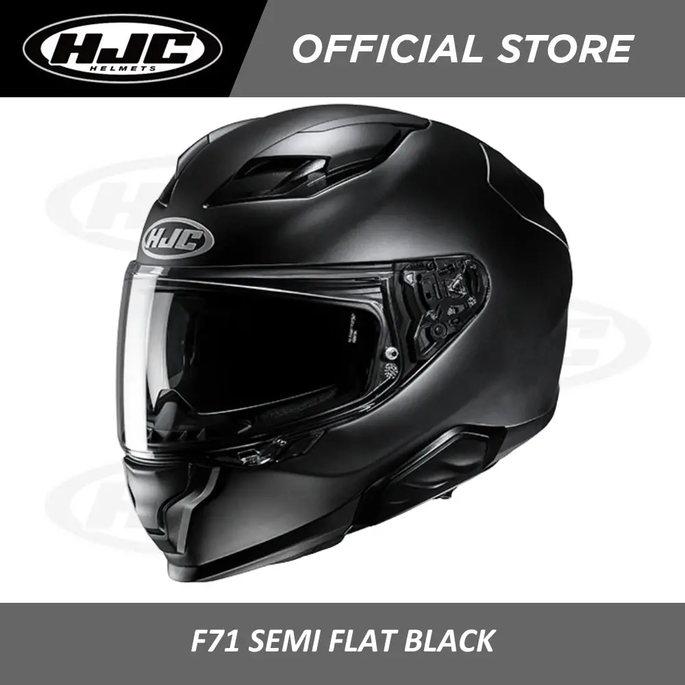 Hjc Helmets F71 Semi Flat Black 1