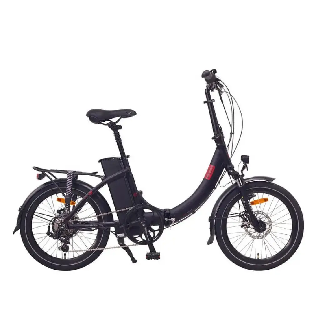 Foo F1 Folding Electric Bike, 250W E-Bike, 36V 13Ah 468Wh Battery [Matt Black 20] 1