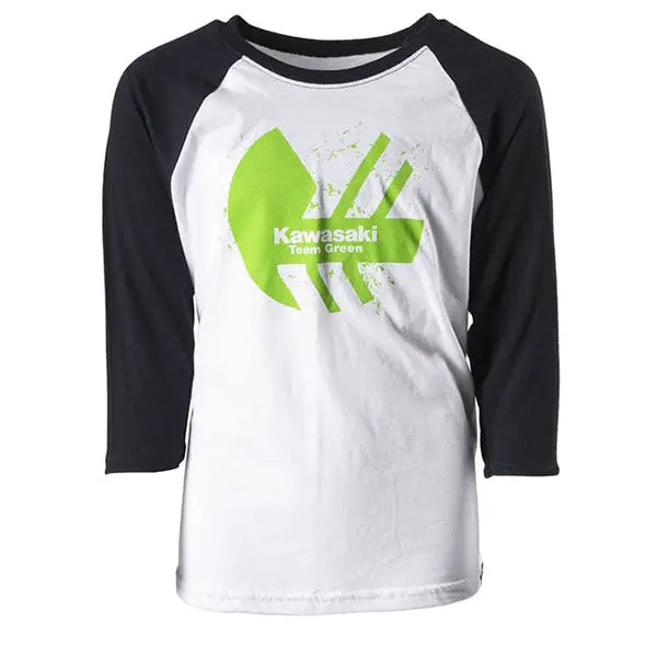 Factory Effex - Kawasaki Cased Baseball T-Shirt (Youth) 1