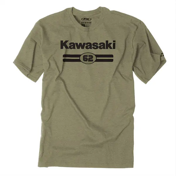 Factory Effex - Kawasaki Sixty-Two Olive T-Shirt 1