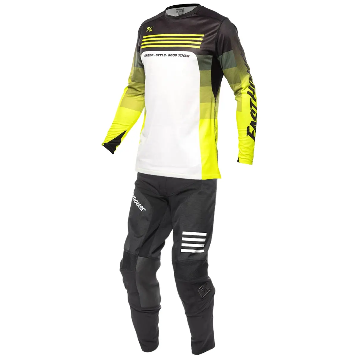 Fasthouse - Elrod Hypersonic Grindhouse Knox Jersey, Pant Combo 1