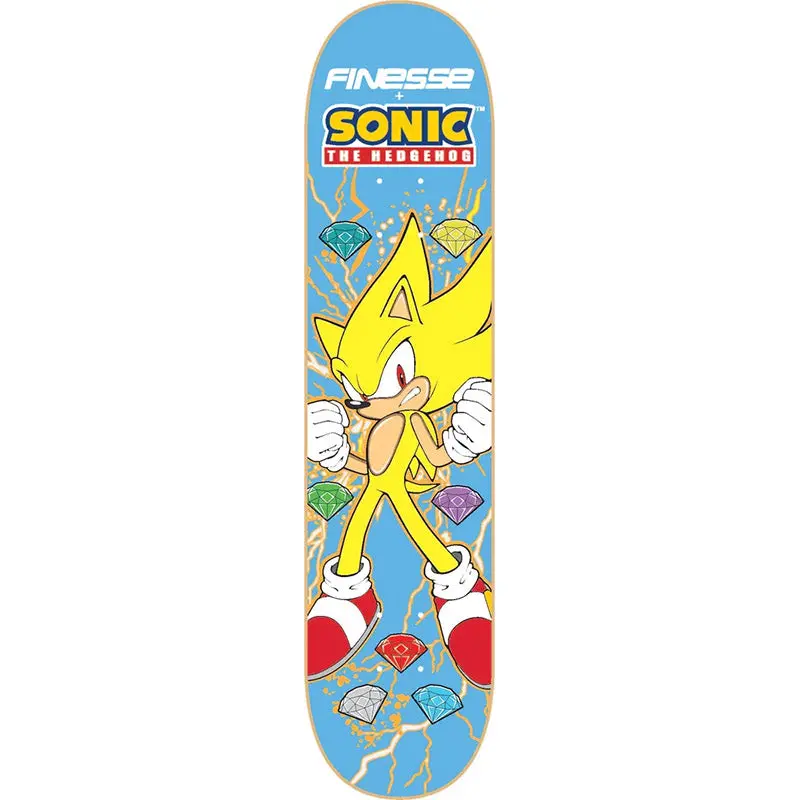 Finesse  8.0" X 31.75" Super Sonic Skateboard Deck 1