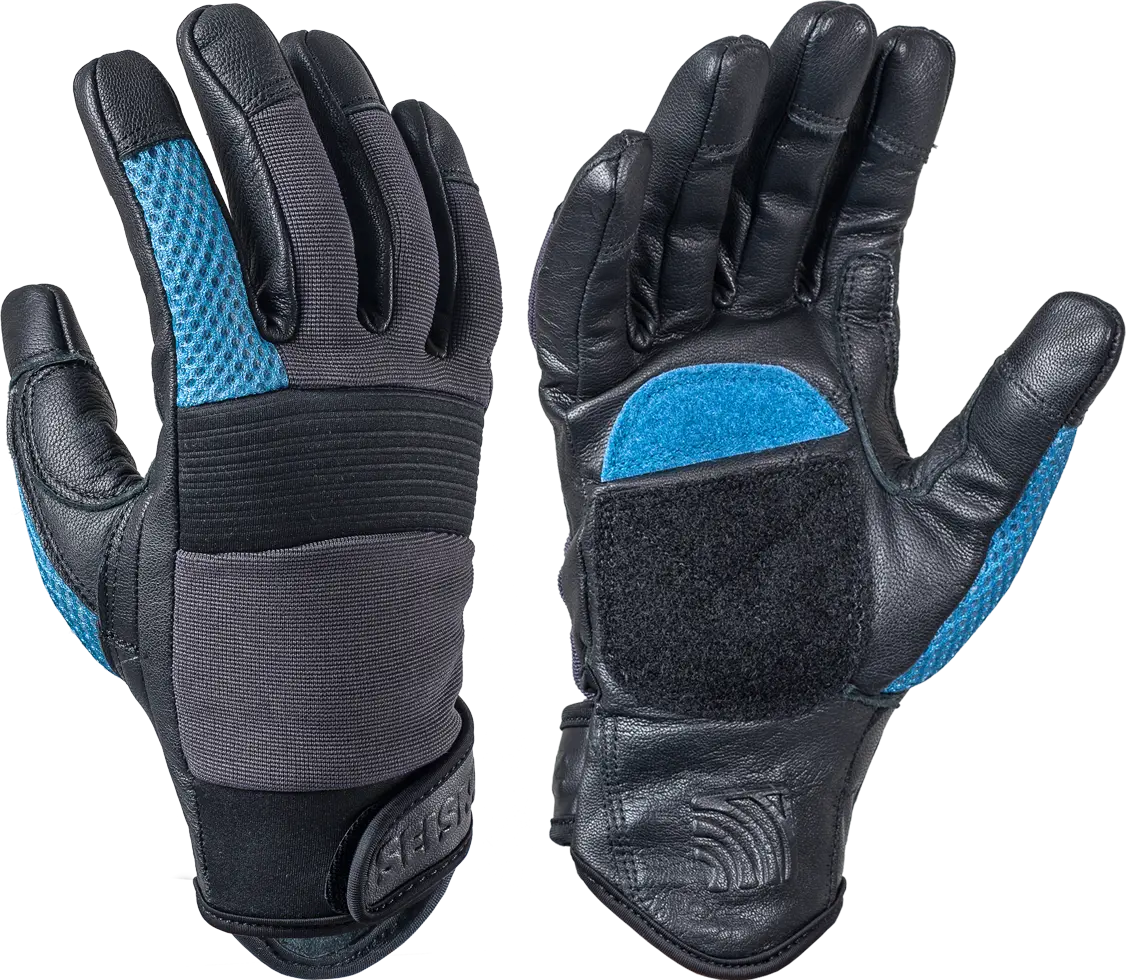 Seismic - Freeride Gloves (Blue Accents) 1