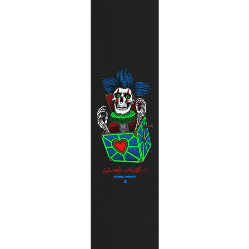 Powell Peralta 9" X 33" Chris Hiett Skull Skateboard Grip Tape 1Pc 1