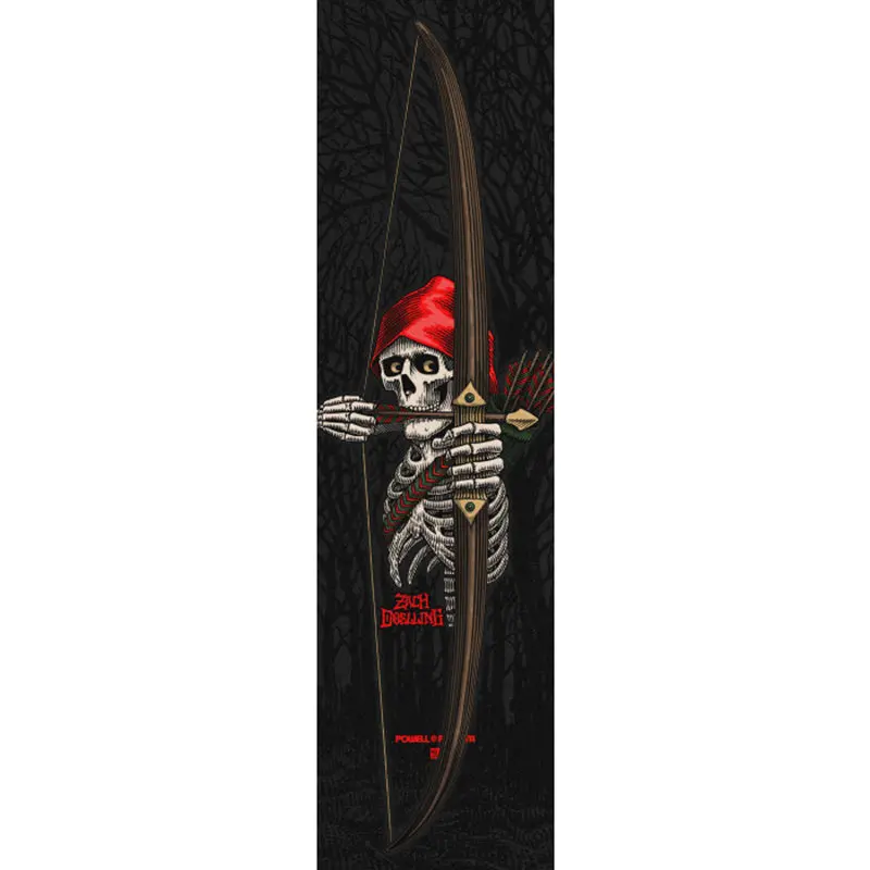 Powell Peralta 9" X 33" Zach Doelling Archer Skateboard Grip Tape 1Pc 1