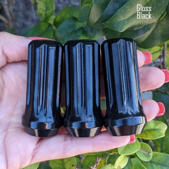 32 Pc 14X1.5 7-Spline Lug Nuts 2" Tall - Powder Coated + 2 Key Sockets 26