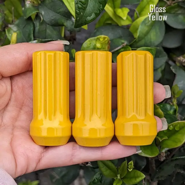 Set of 32 premium 14×1.5mm 7-spline lug nuts, each 2 inches tall, featuring durable powder-coated finish and including two custom-fit key sockets for secure, hassle-free installation. - Image 18