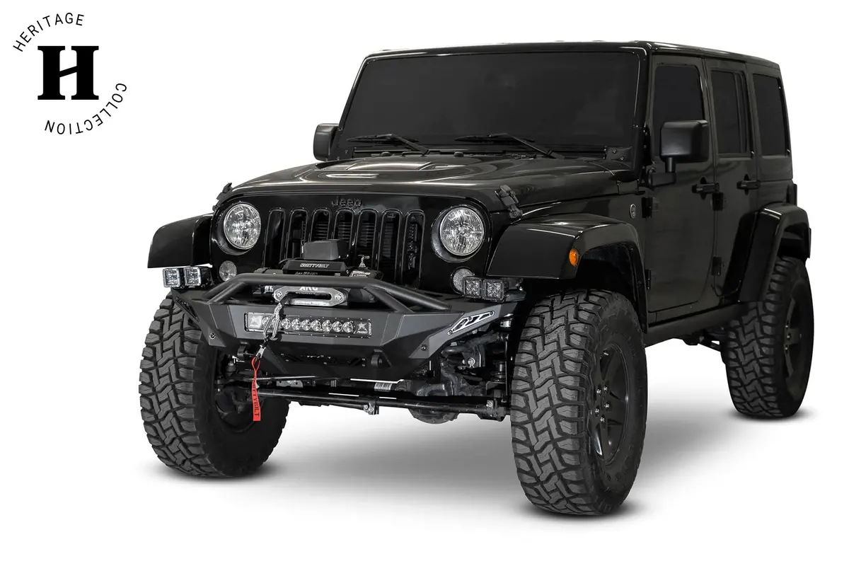 2007-2018 Jeep Wrangler Jk Stealth Fighter Front Bumper | Heritage 1