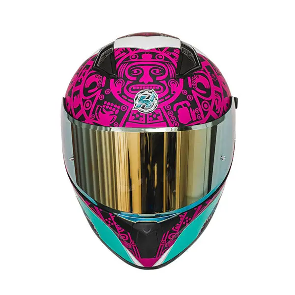 Hax Gear - Obsidian Huichol Aqua Helmet 4