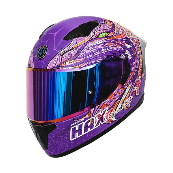 Hax Gear - Obsidian Alebrije Dragon Slayer Purple Helmet 1