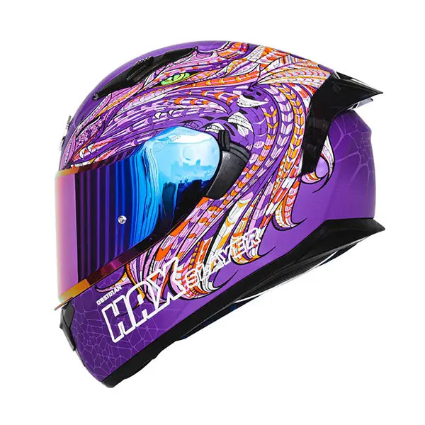 Hax Gear - Obsidian Alebrije Dragon Slayer Purple Helmet 3