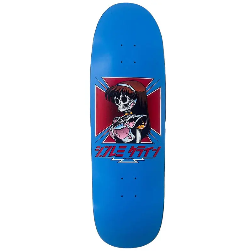 Hook-Ups Skateboards 9.5" X 31.75" Dream Hawk Blue Skateboard Deck 1