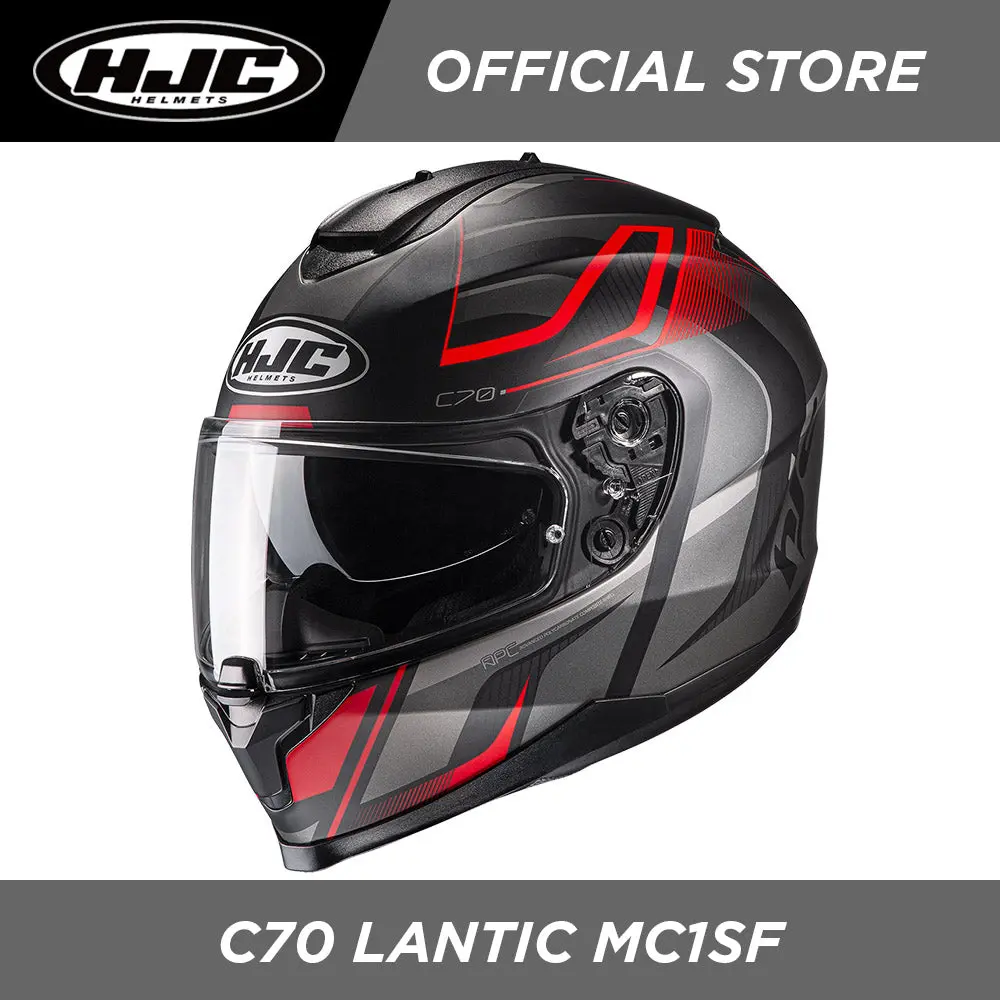 Hjc Helmets C70 Lantic Mc1sf 1