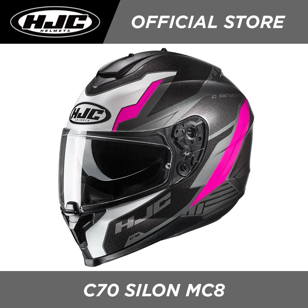 Hjc Helmets C70 Silon Mc8 1
