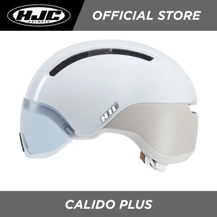 Hjc Sports Road Cycling Helmet Calido Plus Pearl White Grey 1