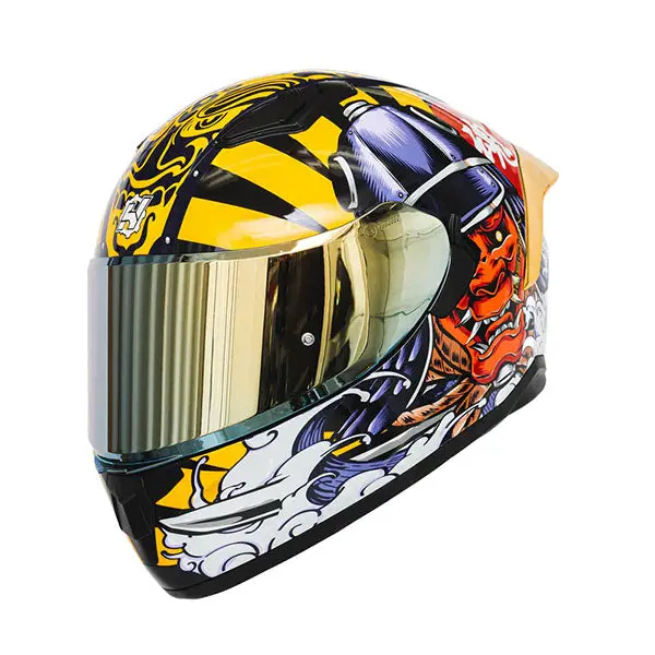 Hax Gear - Obsidian Samurai Gold Helmet 1