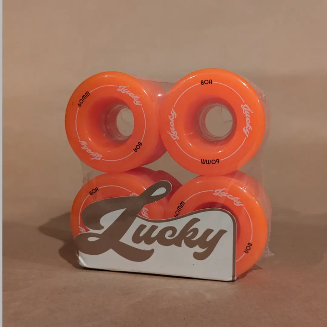 Lucky - 60Mm Freestyle Wheels 80A(Orange) 1