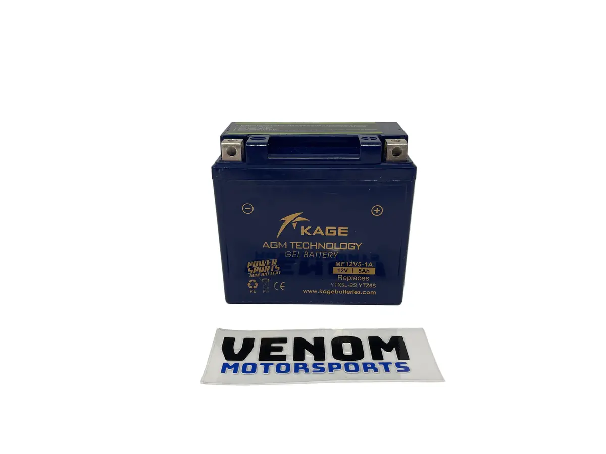 Venom Mini Jeep 125Cc | Battery Ytx5l-Bs (12501A-160100C) [Sealed] 1