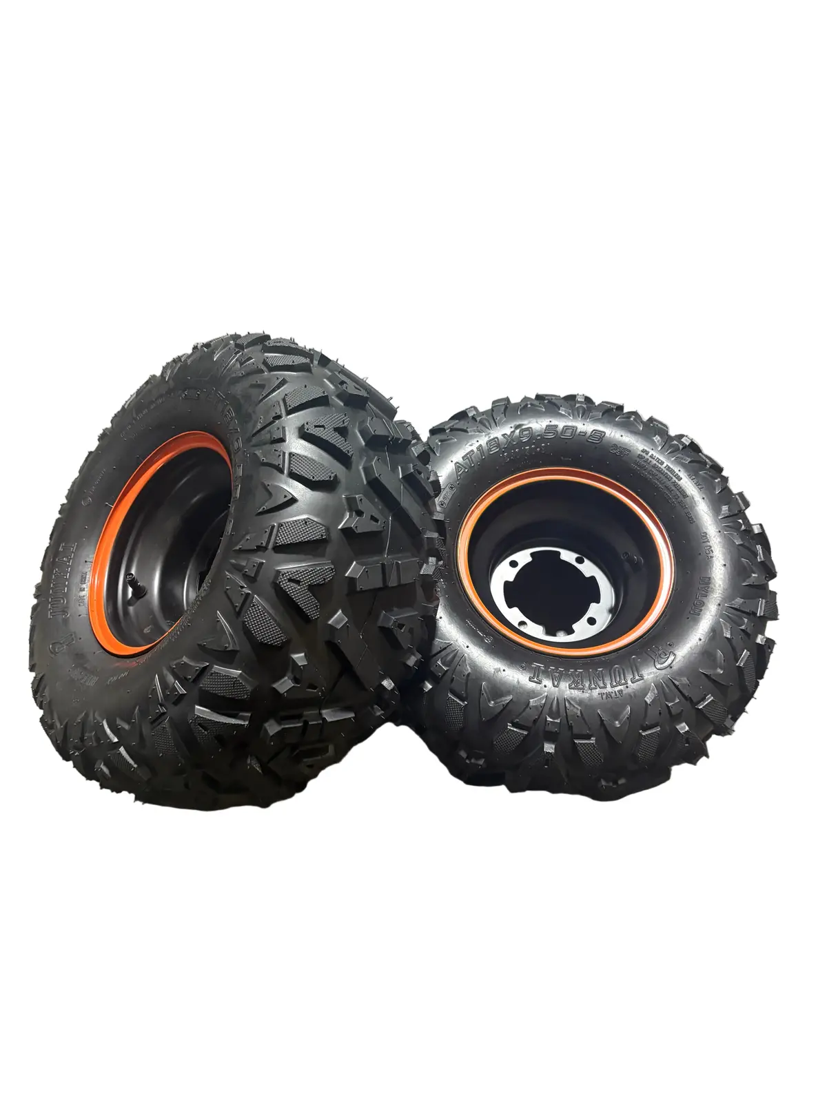 Madix 125Cc Atv | Rear Off-Road Tires On Rim (Set) (12501A-300100A-Hecbaz) 1
