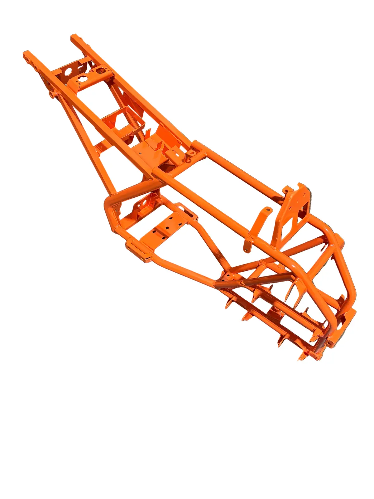 Grizzly 125Cc Atv | Frame (Orange) (12503A-020100A) 1