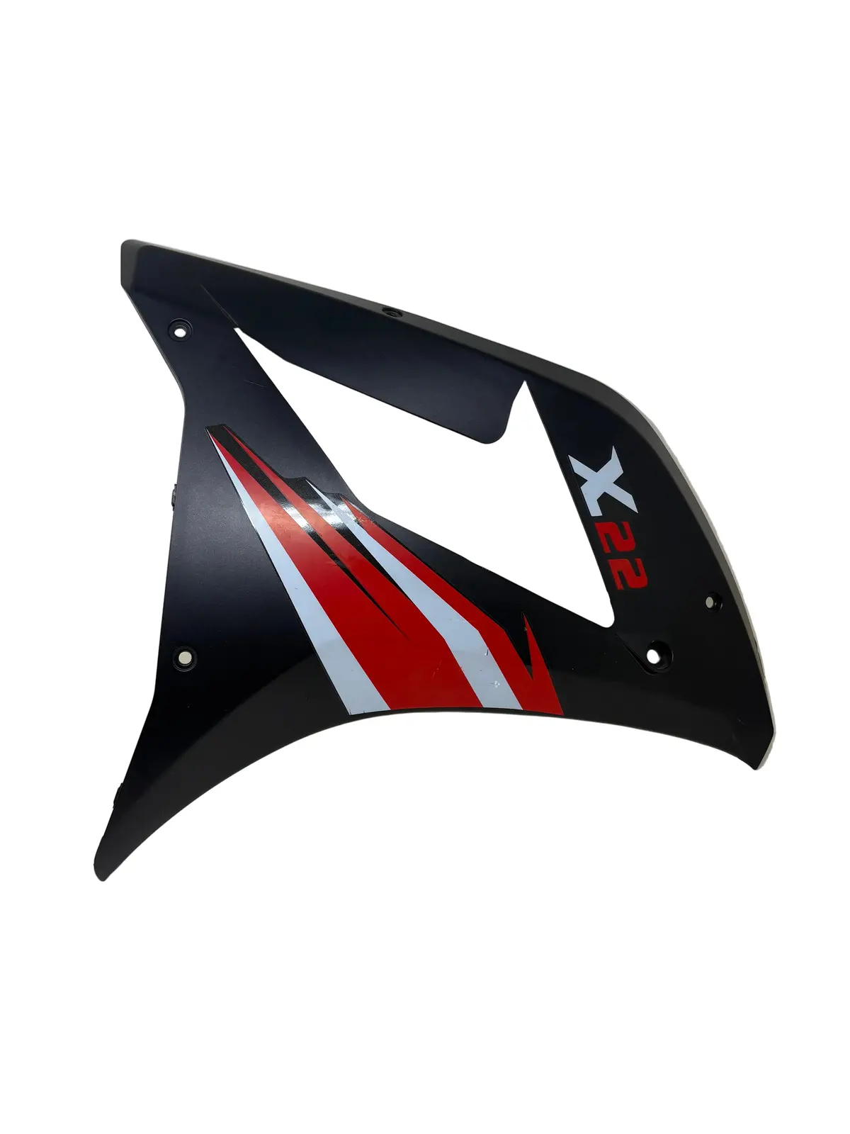 Venom X22 125Cc Motorcycle | Right Side Fairing (Black W/ Red Font) (125001003) 1