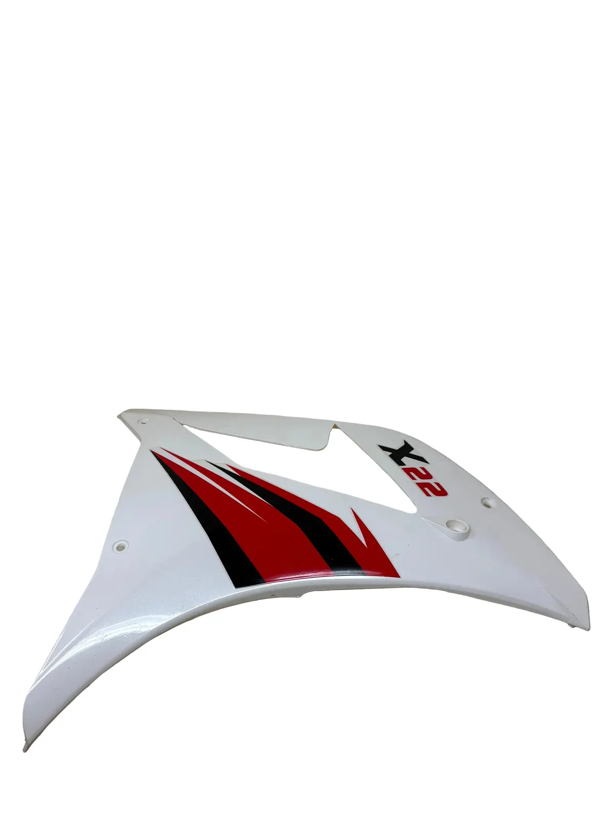Venom X22 125Cc Motorcycle | Right Side Fairing (White W/ Red Font) (125001003) 2