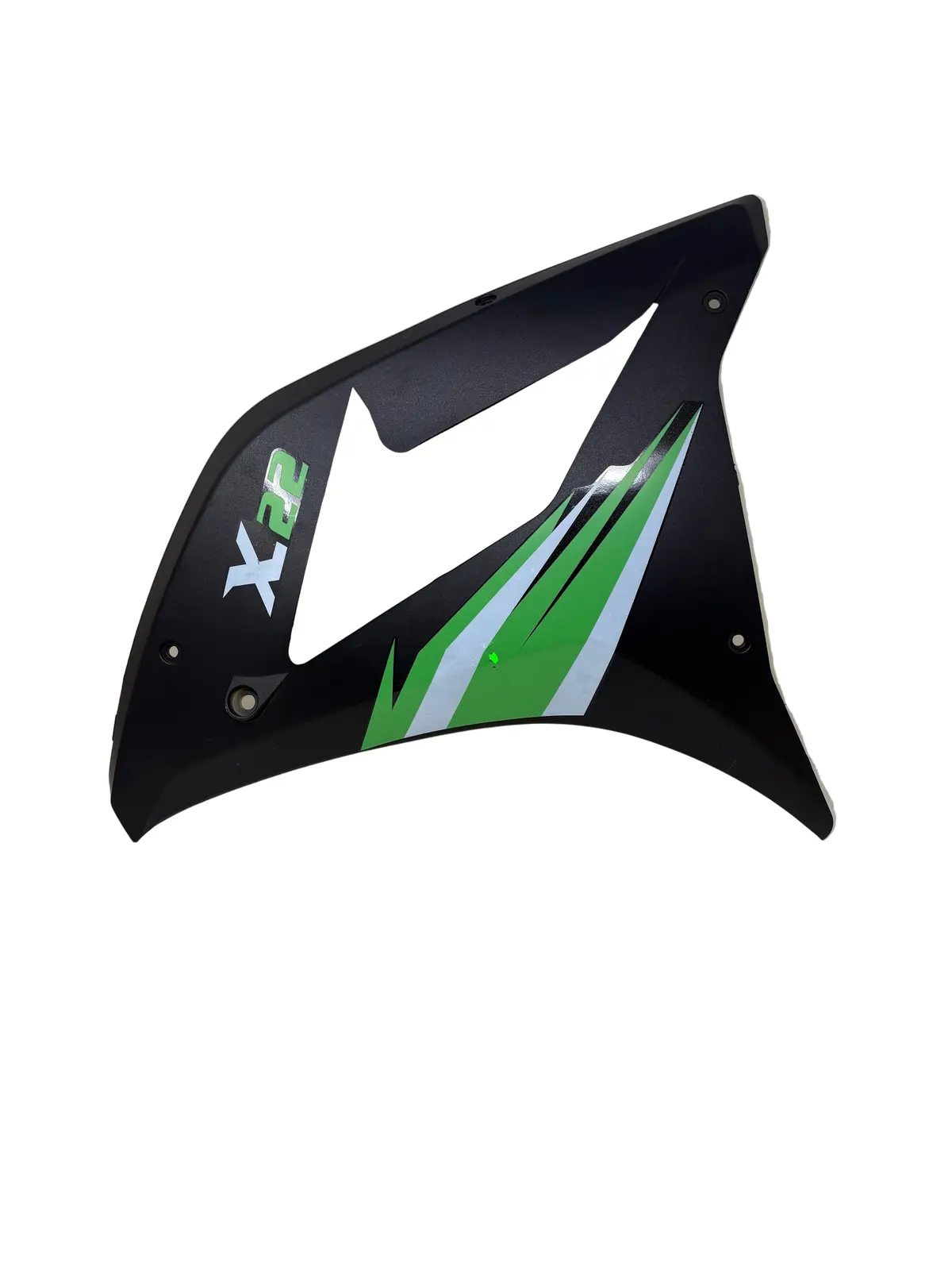 Venom X22 125Cc Motorcycle | Left Side Fairing (Black W/ Green Font) (125001004) 1