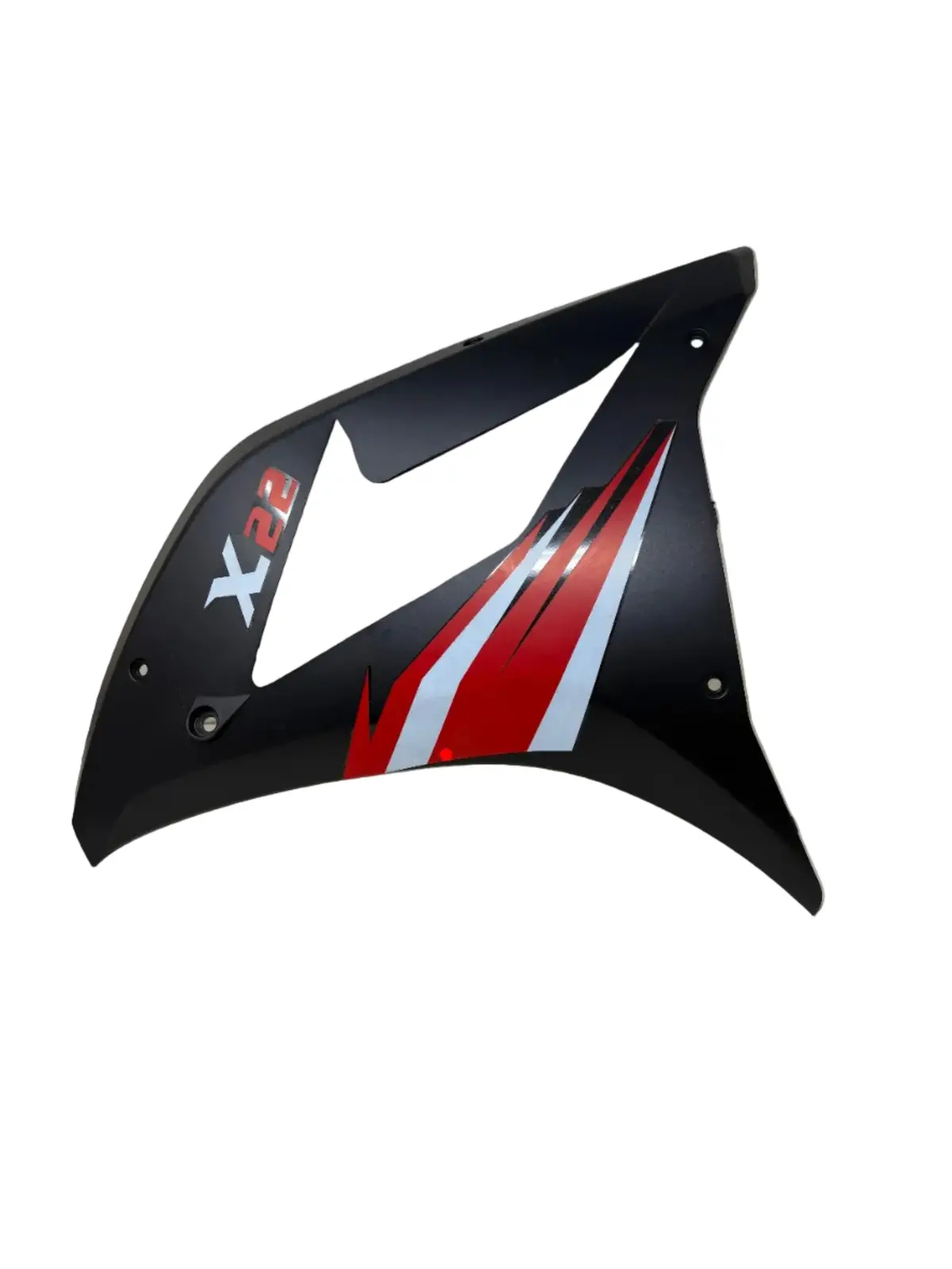 Venom X22 125Cc Motorcycle | Left Side Fairing (Black W/ Red Font) (125001004) 1