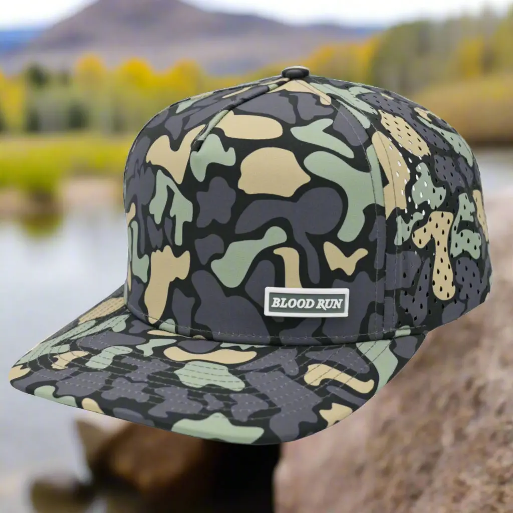 Decoy Purple Jungle Camo Snapback Fishing Hat 2