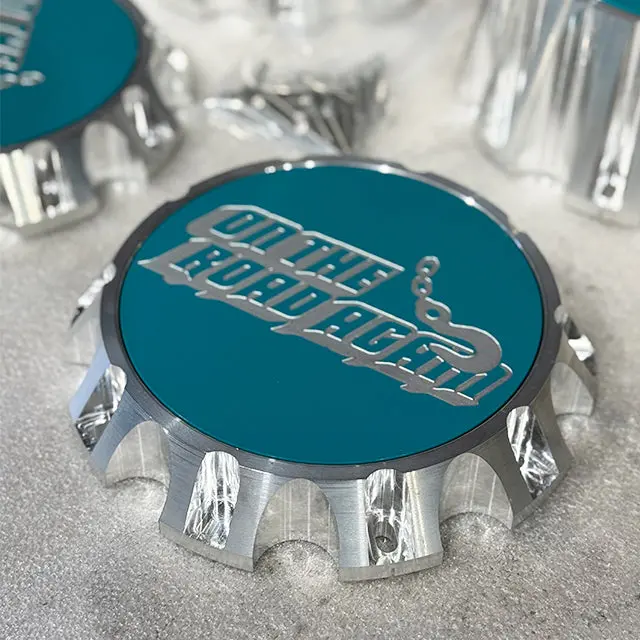 10 Lug Billet Aluminum Custom Floating Wheel Caps For 10X225 Wheels 1