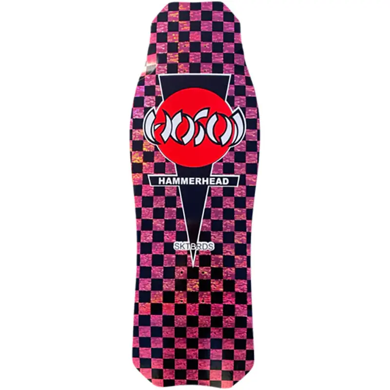 Hosoi Limited Valentines Sparkle Rose Black 2026 Og Hammerhead Checkerboard 10.5"X31" Skateboard Deck 1
