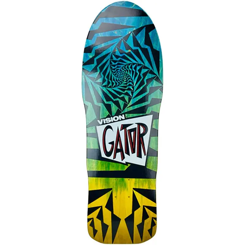 Vision Gator Ii Limited Two Tone Blue/Green Stain Deck - 10.25"X29.75" 1