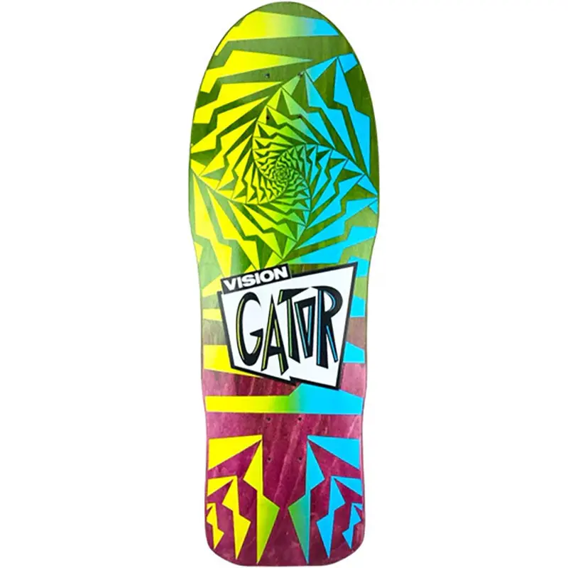 Vision Gator Ii Limited Two Tone Green/Pink Stain Deck - 10.25"X29.75" 1