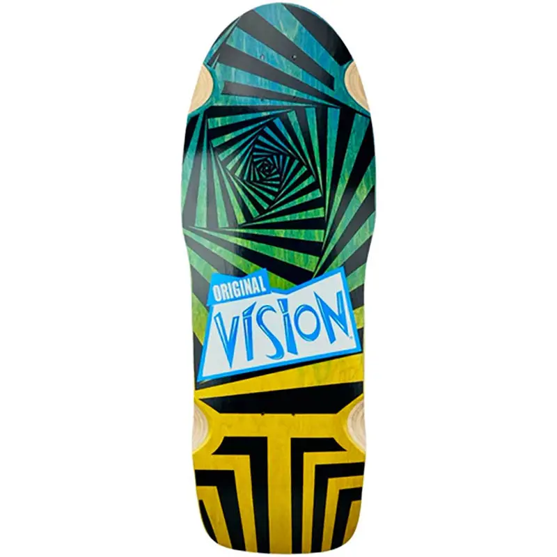 Vision Original Limited Two Tone Blue/Yellow Stain Deck - 10"X30" 1