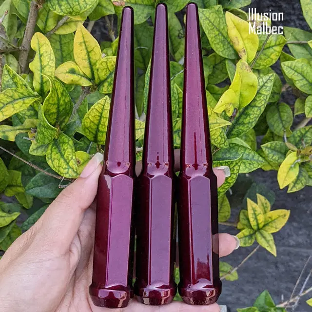20 Pc 9/16-18 Spike Lug Nuts 6" Tall - Powder Coated - Various Colors 60