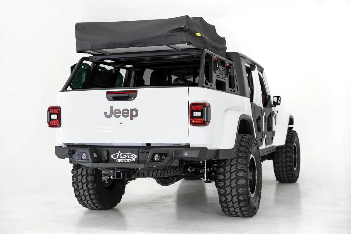 2020-2023 Jeep Gladiator Add Overland Rack Mounting Kit 1