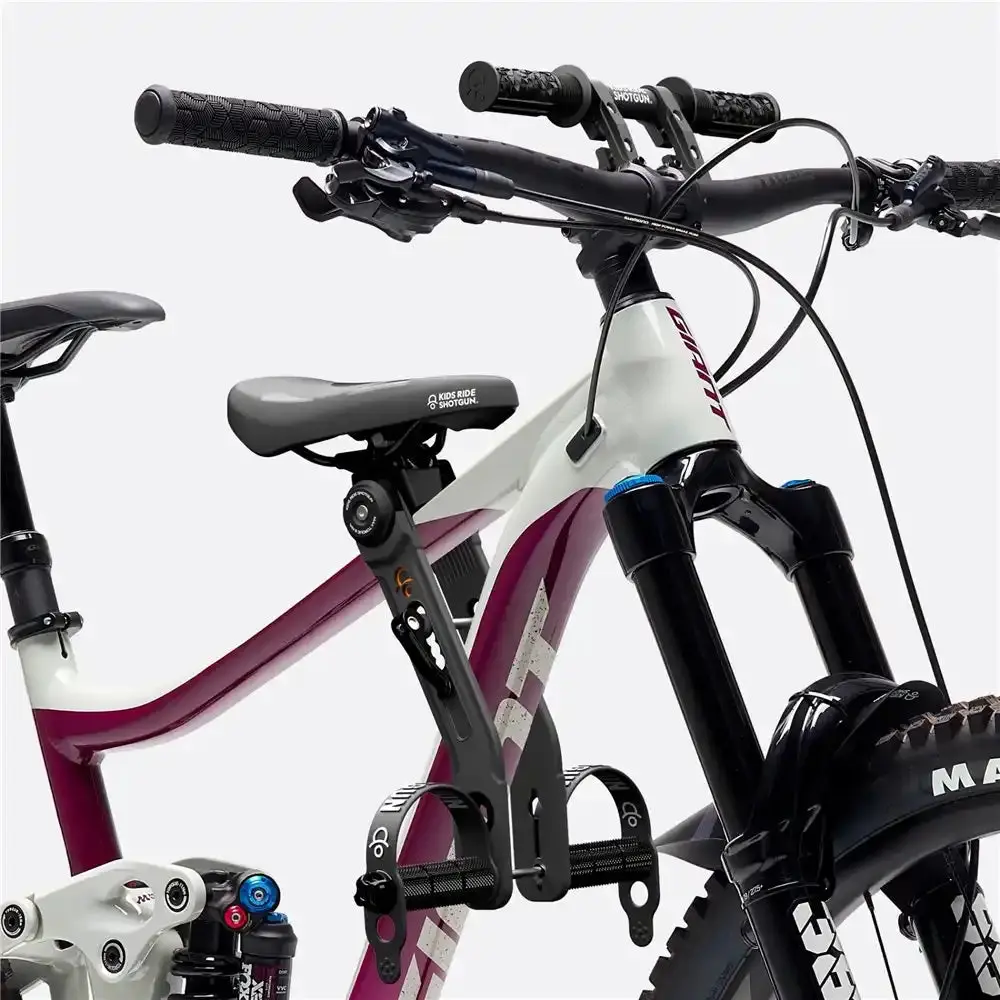Kids Ride Shotgun 2.0 Seat Handlebar Combo Black 1