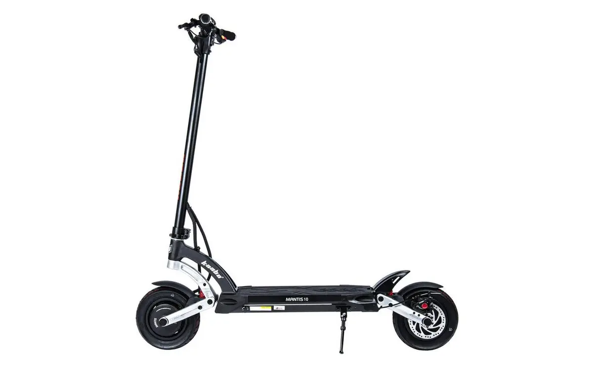 Kaabo Mantis 10 Elite E-Scooter  Dual Motor | Silver / Black | 60V 18.2Ah | Samsung Battery 1