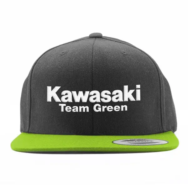 Factory Effex - Kawasaki Team Green Snapback Hat (Youth) 1
