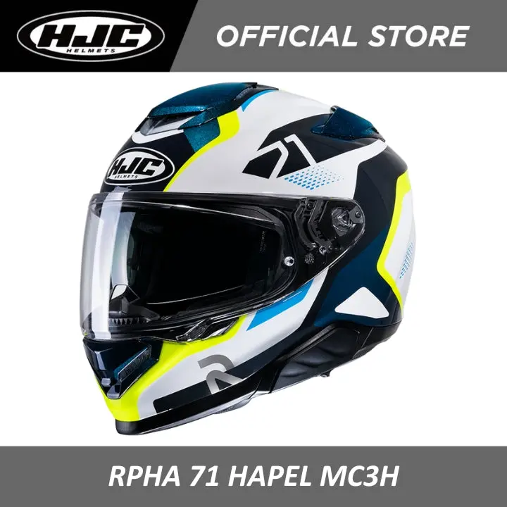 Hjc Helmets Rpha 71 Hapel Mc3h 1